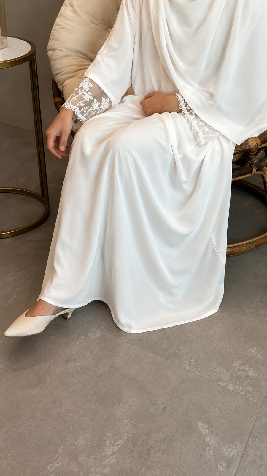 Pearl Veil Abaya