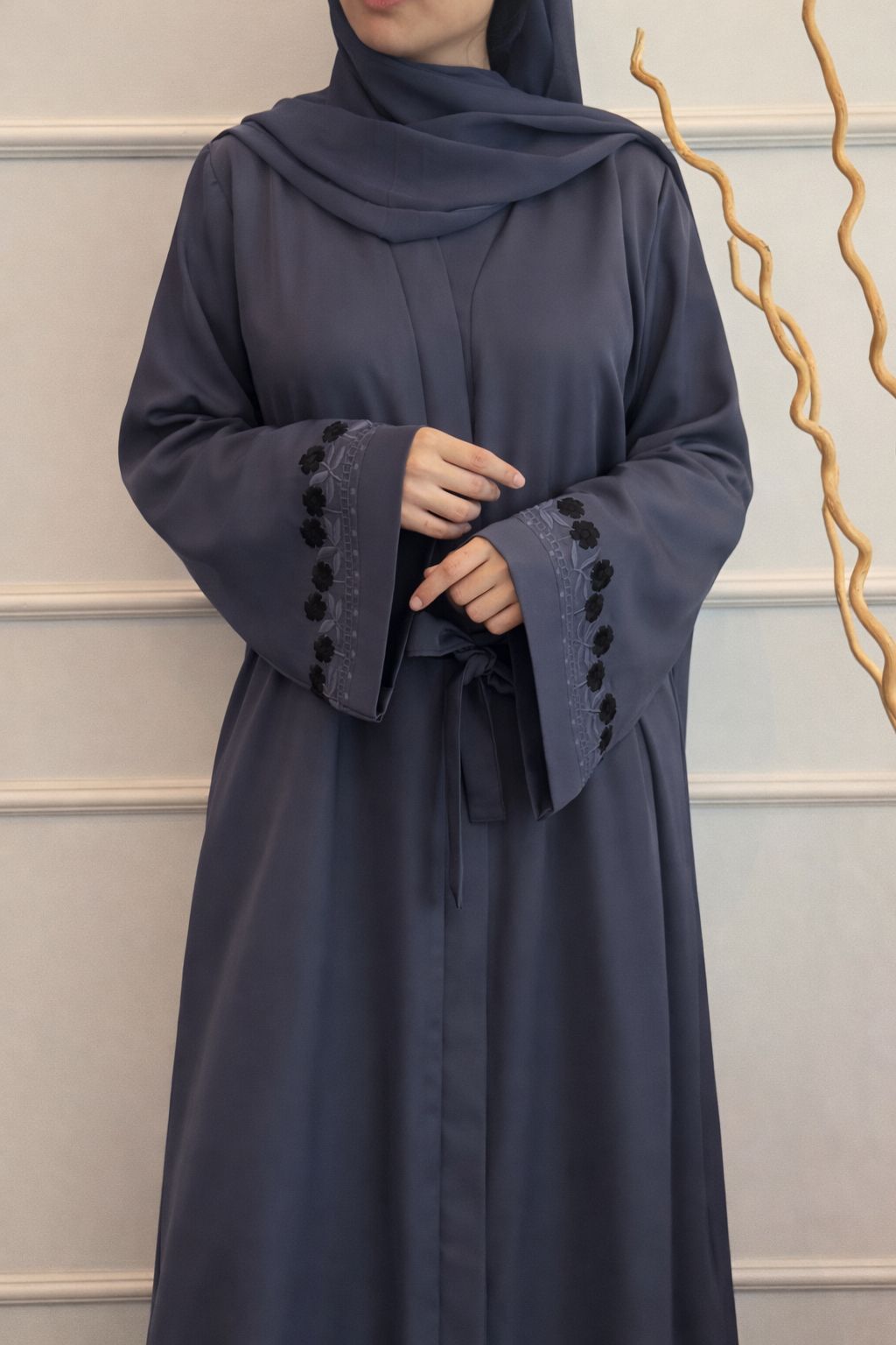 Luna Grey Abaya