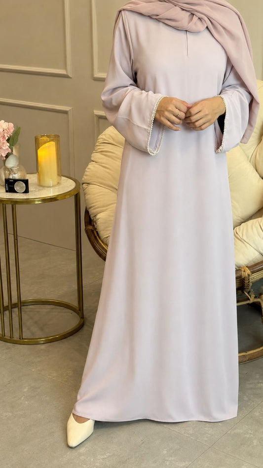 Lilac Haze Abaya