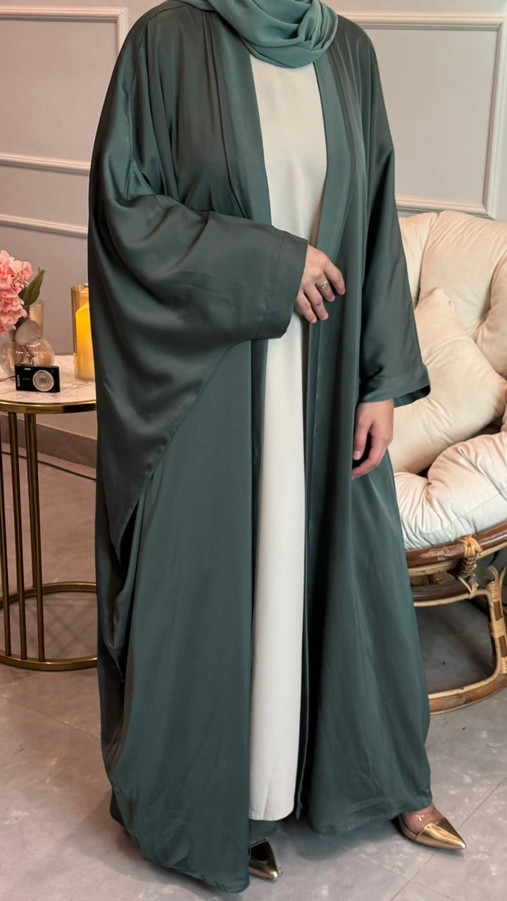 Silken Sage Abaya