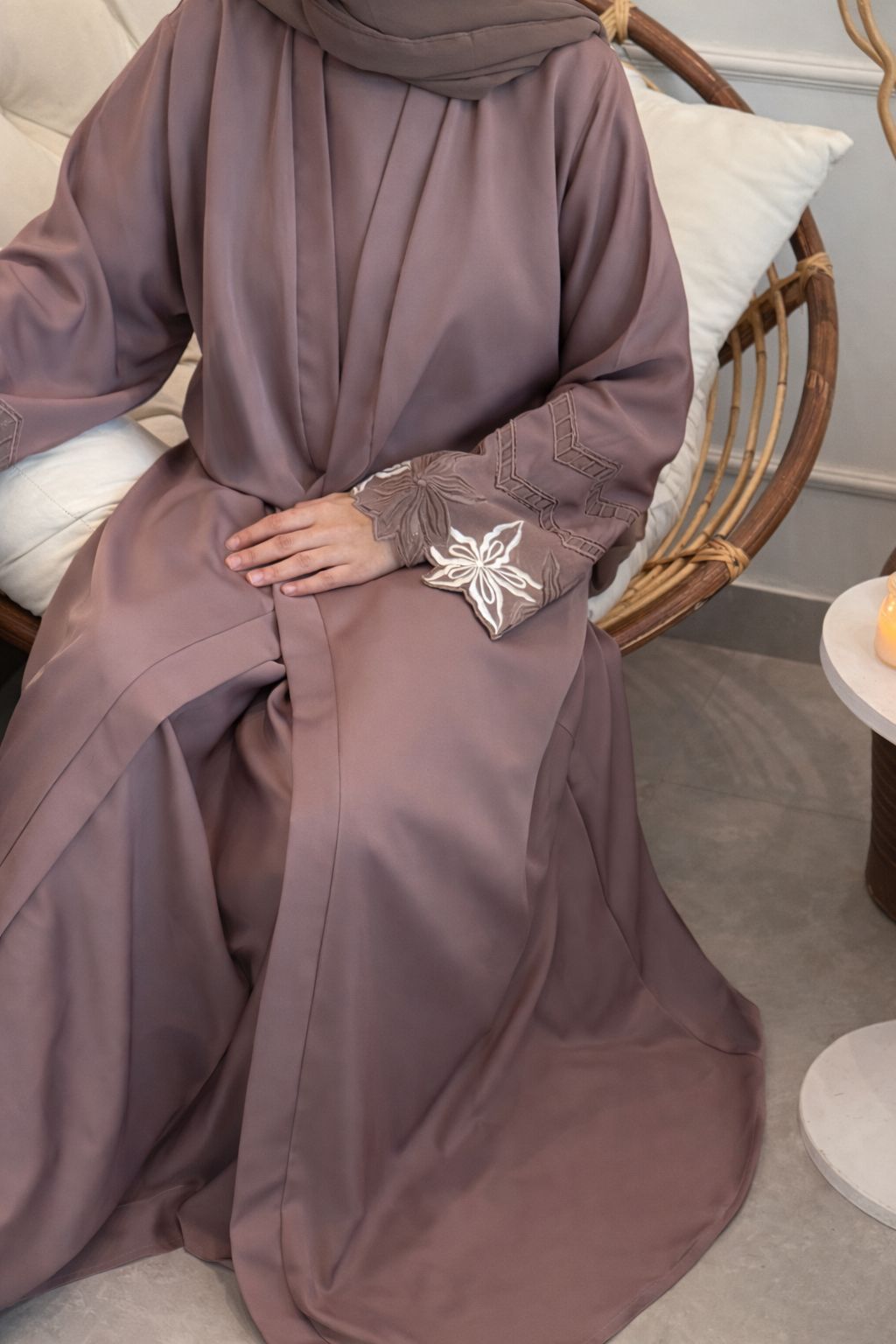 Dust Rose Abaya
