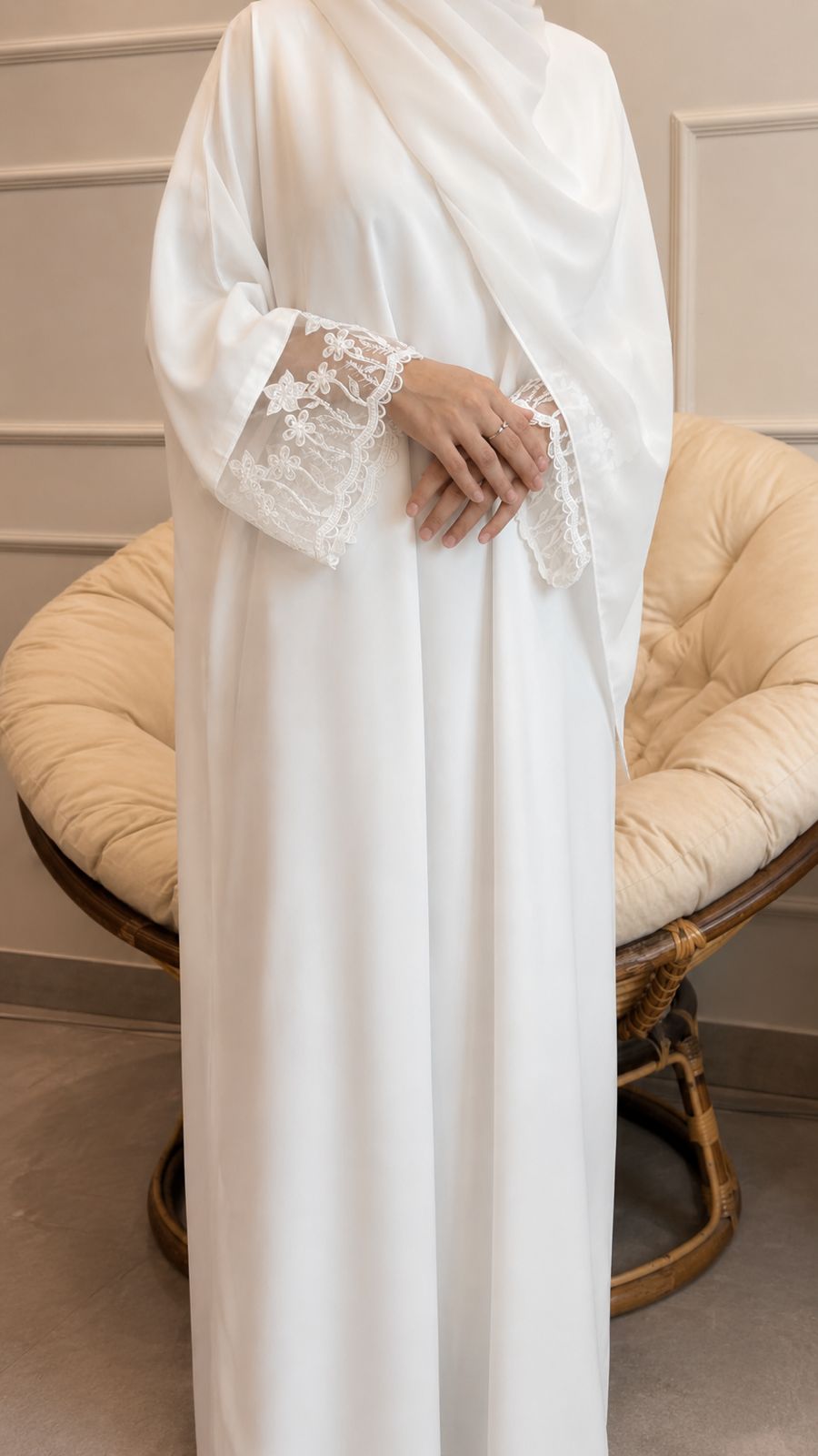 Pearl Veil Abaya